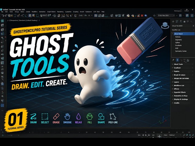 Ghost Tools: Core 2D Drawing, Erasing & Editing