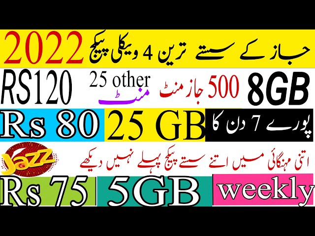 jazz weekly internet package 2022 jazz All weekly internet package?Mobilink weekly internet Whatsapp