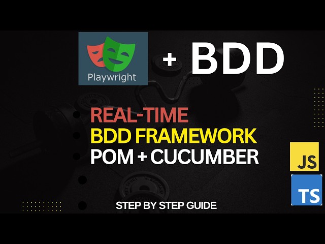 How to Structure Playwright + Cucumber BDD Framework from Scratch | Page Object Model | Part 1