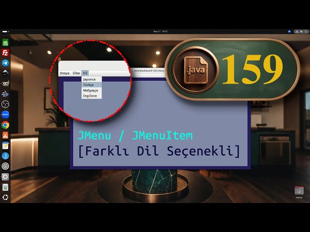 159 Java Blackboard Java Swing Multi-Language Weather Menu | JMenu, Dynamic Language Switch Tutorial
