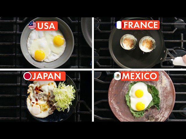 How Fried Eggs are Made in 10 Countries | Epicurious