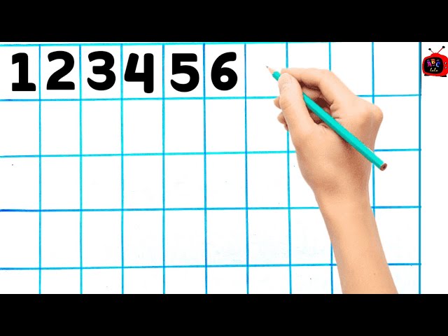 📚 Math Homework Time | Learn & Write Numbers 1-50 ✍️ Easy Number Practice