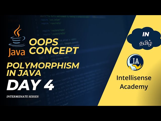 Understanding Polymorphism in Java | Method Overloading & Overriding in tamil