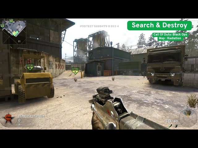 Call of Duty Black Ops Search & Destroy on Radiation 🔥 Classic BO1 S&D Gameplay | COD Black Ops #cod