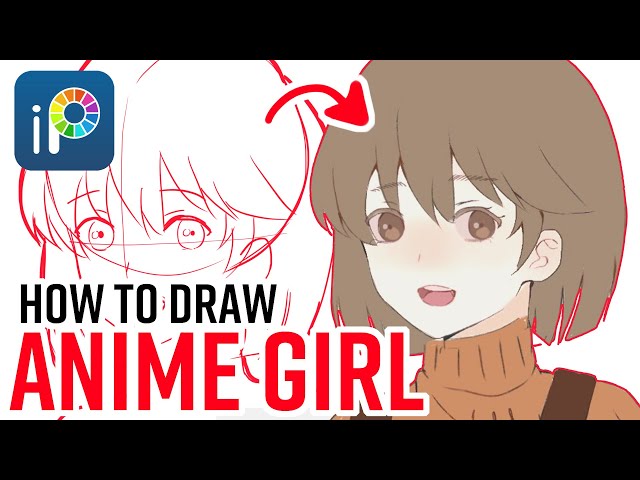Ibispaint X - How to Draw Anime Girl