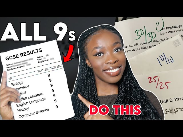 The EXACT Study Routine That Got Me All 9s at GCSEs