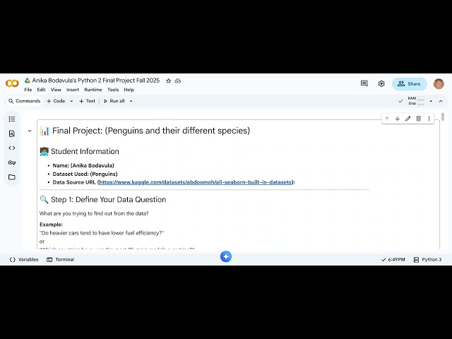 Girls Who Code Python 2 Final Project- Anika Bodavula