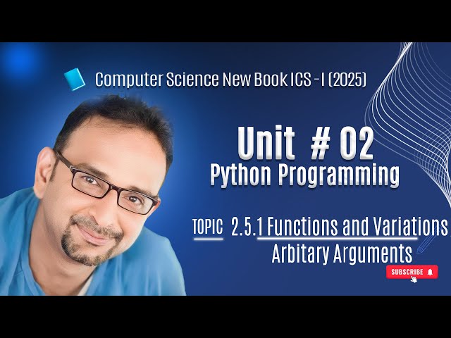 Unit#Functions02: Functions in Python & Arbitrary Arguments#pythonfunctions #pythonfunction