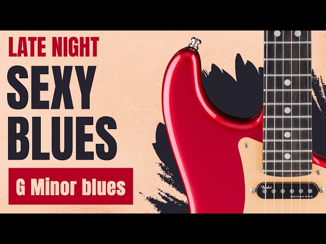 🎸 Slow Blues Backing Track in G Minor (Gm) | Emotional Late Night Guitar Jam