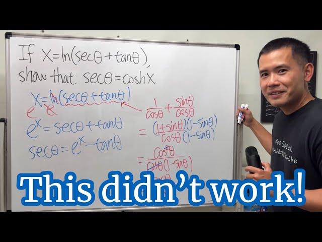 I couldn't solve this when the student asked me