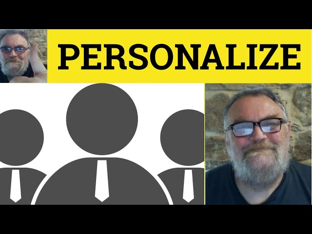 🔵 Personalization Meaning - Personalisation Defined - Personalize Explained - Personalise Examples