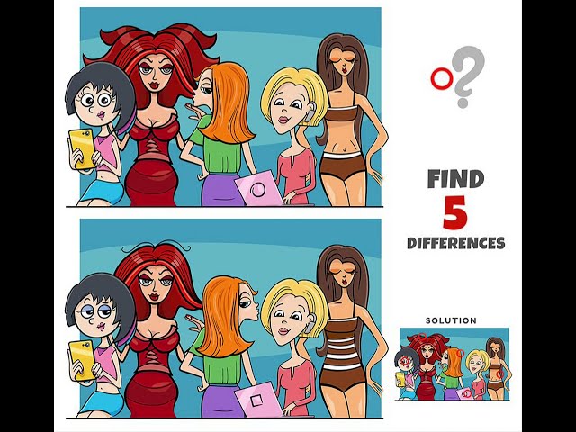 Spot the Differences , Brain Games - Video#2401  #FindTheDifference #SpotTheDifference