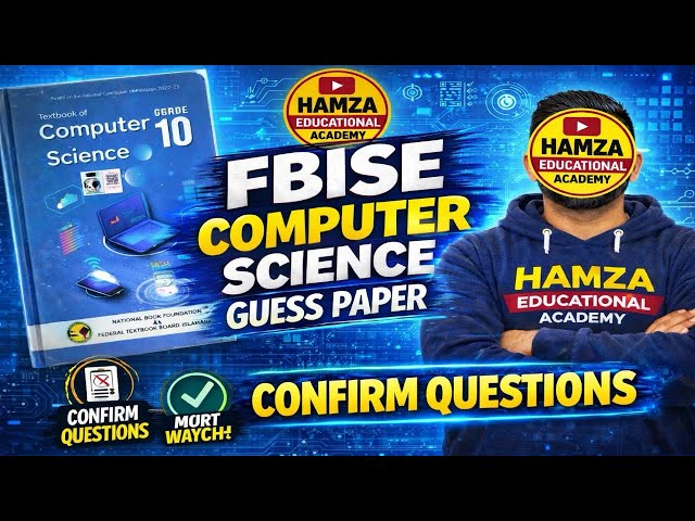 10th Computer Science Paper Revealed Fbise | Computer Science Guess Paper 2026 