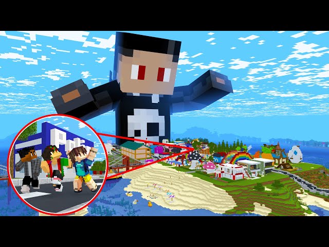 My FRIENDS in a TINY WORLD in Minecraft!