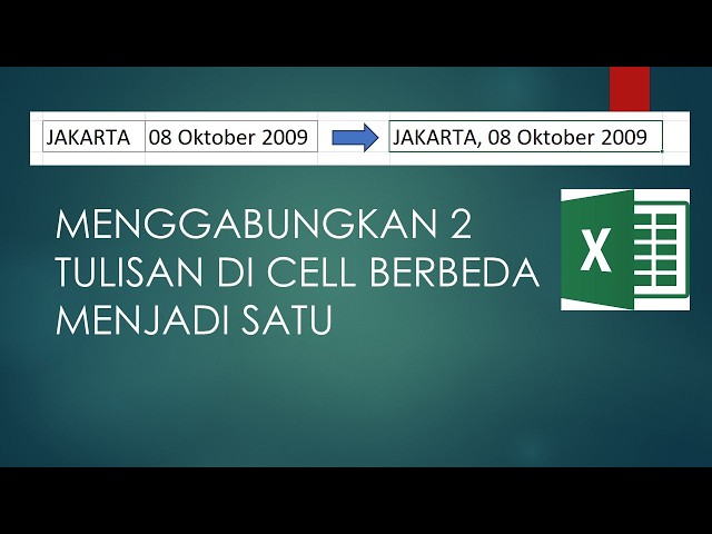HOW TO COMBINE TEXT FROM 2 DIFFERENT CELLS INTO 1 CELL IN EXCEL