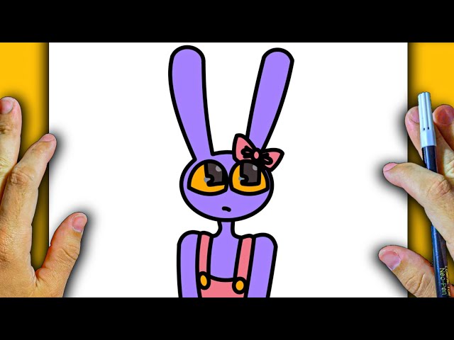 HOW TO DRAW JAX - THE AMAZING DIGITAL CIRCUS