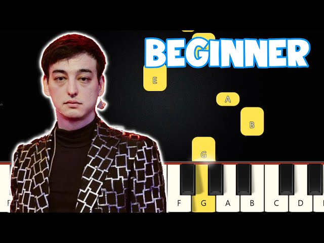 Joji - Glimpse Of Us | Beginner Piano Tutorial | Easy Piano