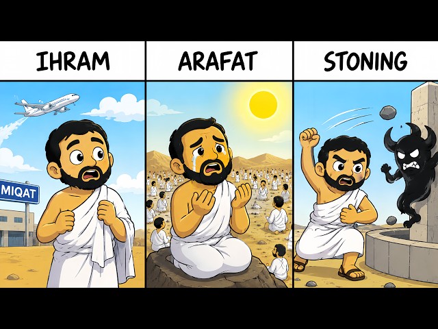 Every Stage Of Hajj (Pilgrimage) Explained in 22 minutes