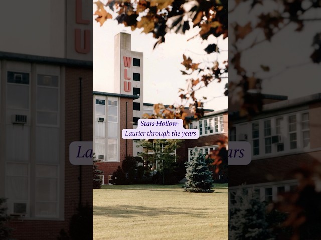 Autumn at Laurier through the years  #ForeverGolden