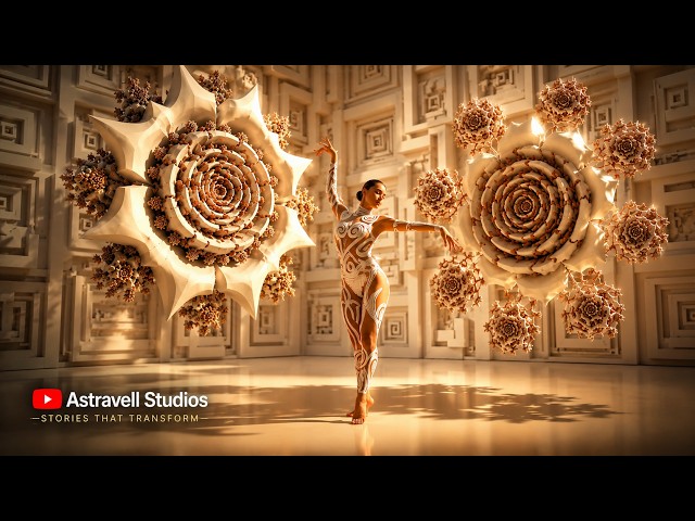 Contemporary Dance in 3D Relief Gallery | AI Music Video