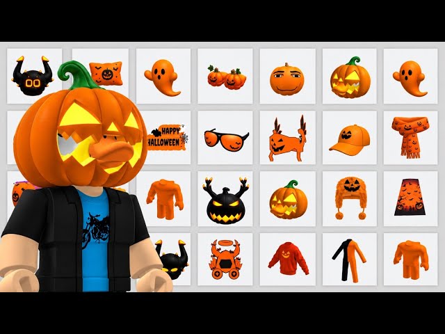 Consigue TODOS los Items Gratis de HALLOWEEN en Roblox🟠🎃
