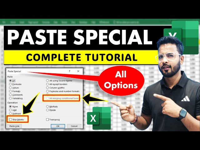 Paste Special in Excel Complete Tutorial | Excel Tutorial Paste Special | Microsoft Excel