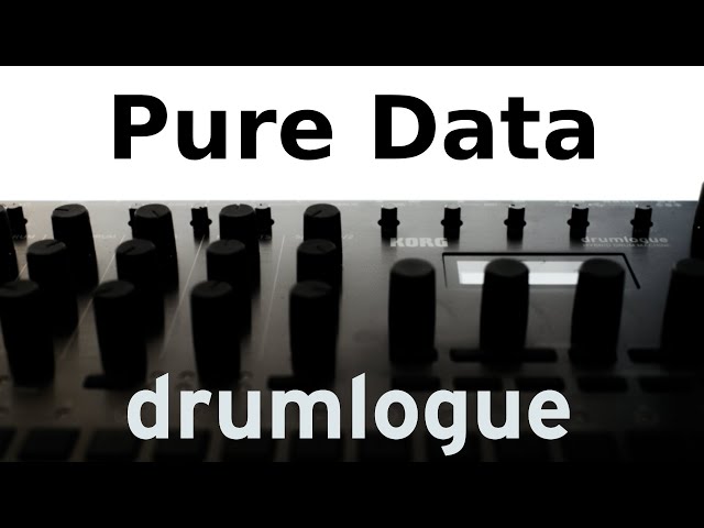 Pure Data Powered drumlogue: Custom Sounds & Effects