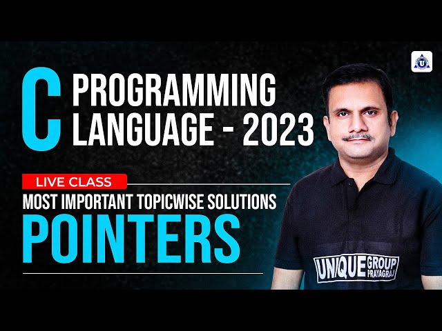 C PROGRAMMING LANGUAGE | Most Important topic wise solution || POINTERS ||#cprogramming by-Nitin sir