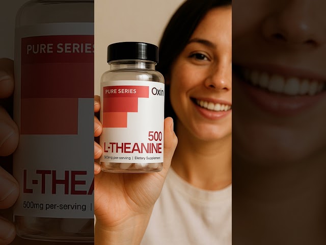 Stay Calm and Sharp with Oxin Nutrition L Theanine 500mg #oxinnutrition #stress #oxin #stressfree