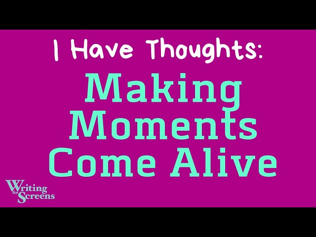 LIVE - CREATIVE WRITING CLASS & AMA:  Making Scenes Come Alive