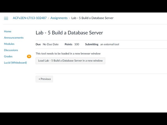 Lab - 5 Build a Database Server || AWS Academy Cloud Foundations