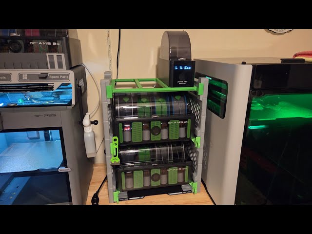 How and What to print V2 AM4xS - AMS SLIDING Stacking System Explained 