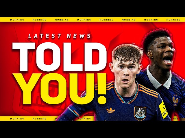Hall TRANSFER On? Tchouameni, Zirkzee, Balebal LATEST! Man Utd Transfer News
