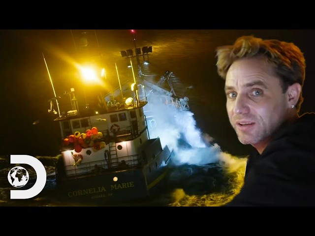 Jake Anderson Battles 28-FOOT WAVES During A Brutal Arctic Cyclone | Deadliest Catch