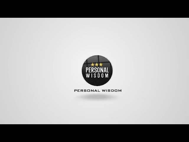 Official Intro Animation | Personal Wisdom