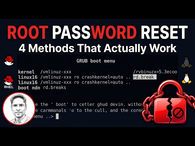 Locked Out of Linux Root at 3AM — Every Reset Method That Works