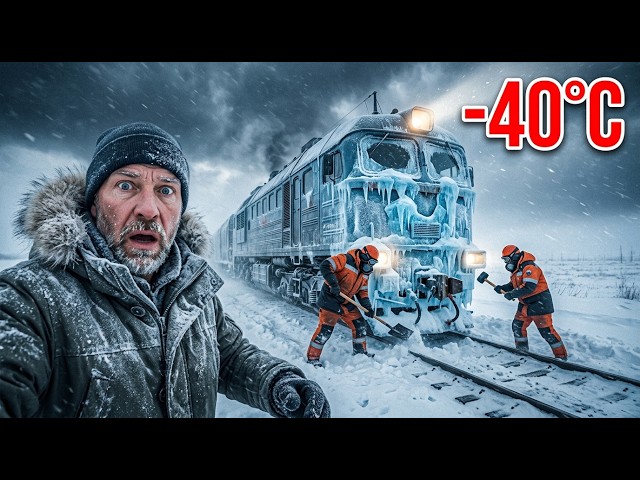 How Train Conductors Live Inside the Locomotive on the Coldest Nights