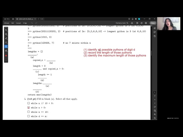 [CS 61A SU25] Midterm Q3a: Python