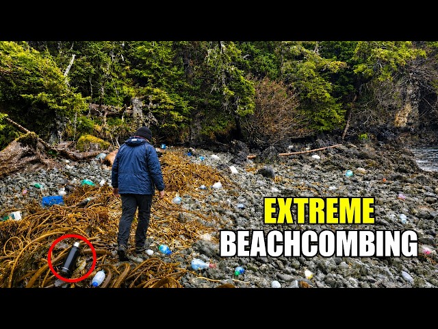 Searching a REMOTE Alaskan BEACH for Japanese Garbage