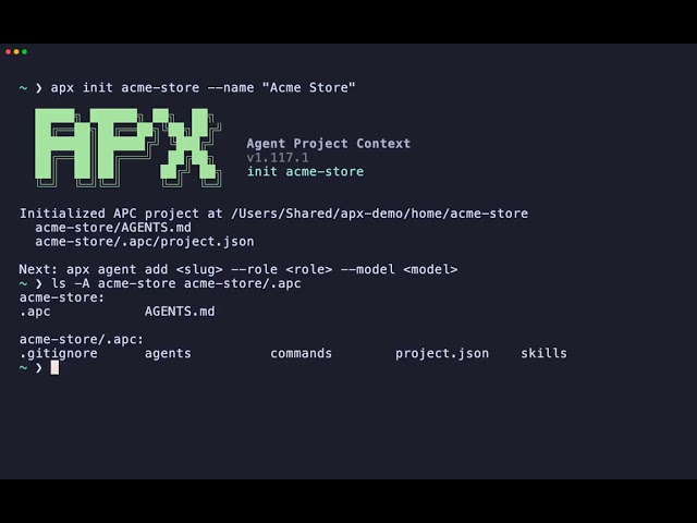 Install APX and run your first setup (1/8)