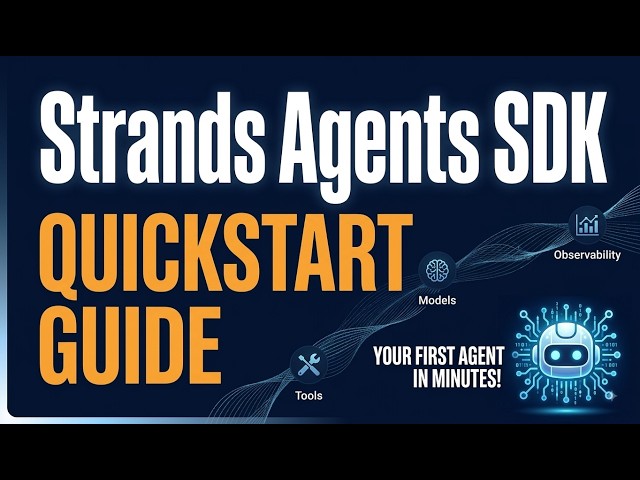 Strands Agents SDK + Amazon Bedrock - AI Agent in Python | Quick Start Guide (Hindi)