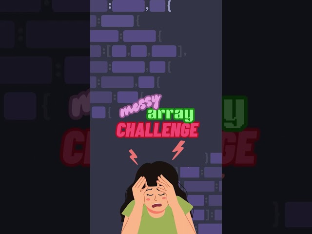 Clean up this messy array in this JavaScript challenge