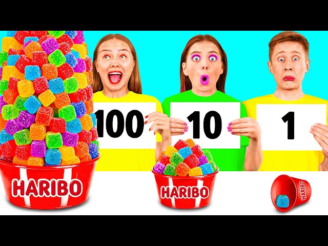 100 Layers of Food Challenge | Funny Food Challenges by Crazy DO