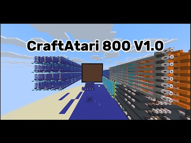 I Built an 8-Bit Redstone Computer in Minecraft! (CraftAtari 800 V1.0)