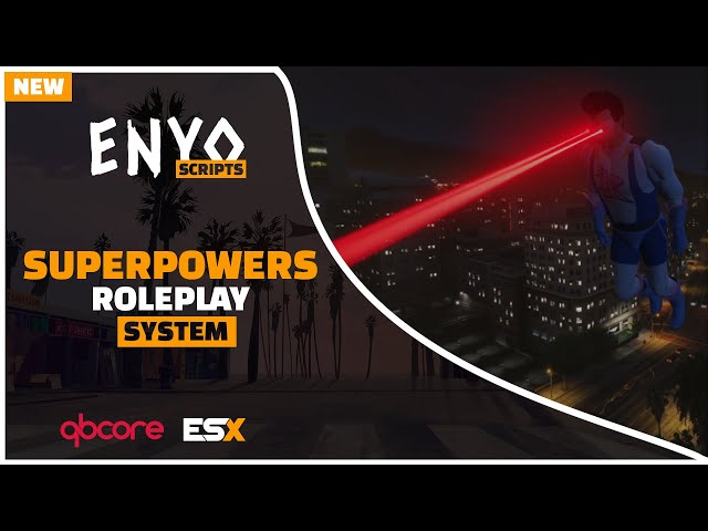 Ultimate Superpowers RP FIVEM | 18 Powers ++ | Balanced, Customizable, and Realistic [QBCORE] [ESX]