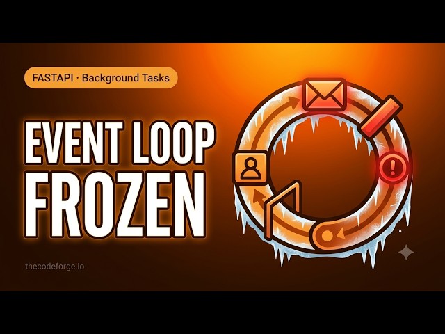 Registration endpoint frozen — `async def` with synchronous SMTP killed the event loop — FastAPI Bac