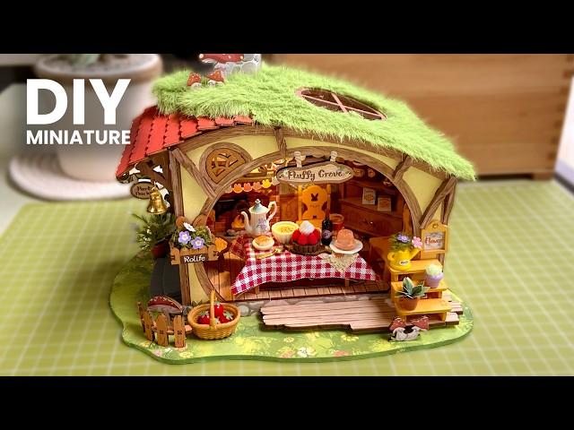 Rolife Fluffy Grove | DIY Miniature Dollhouse Crafts | Relaxing Satisfying Video ✨