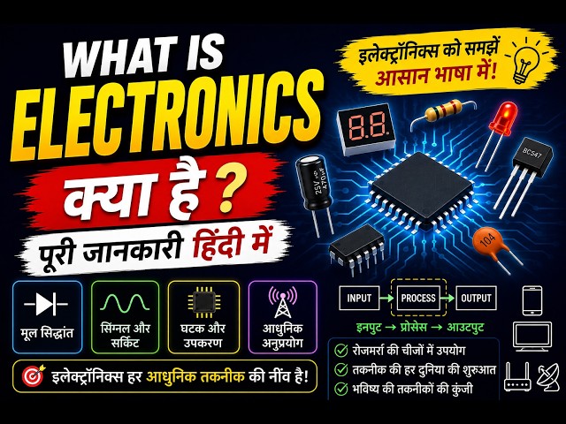What is Electronics? | Electronics Explained in Hindi | Complete Beginner's Guide