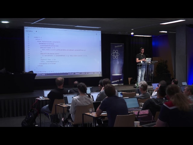 Part 12: Animated Header on ScrollView with @notbrent at @expo_io's @ReactEurope 2017 Workshop