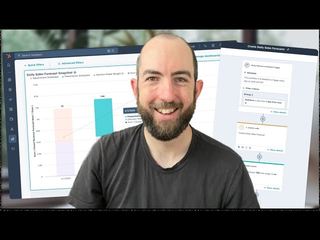 How I Built A Daily Sales Forecast In HubSpot - Custom Code Included